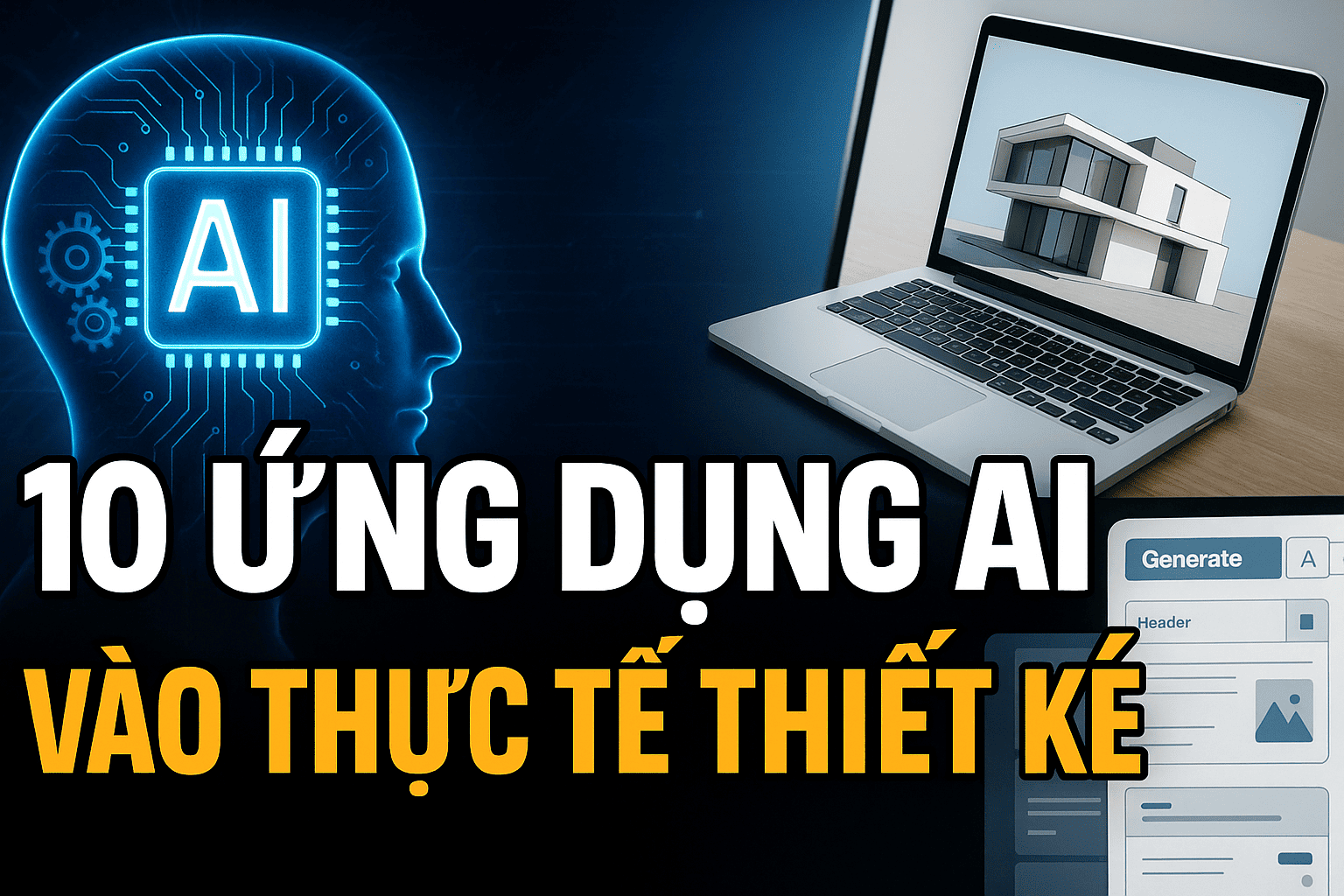10 ứng dụng AI vào thực tế thiết kế